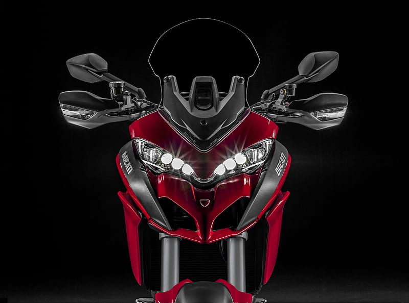 Ducati Multistrada 1200S, ducati, bikes, red, HD wallpaper