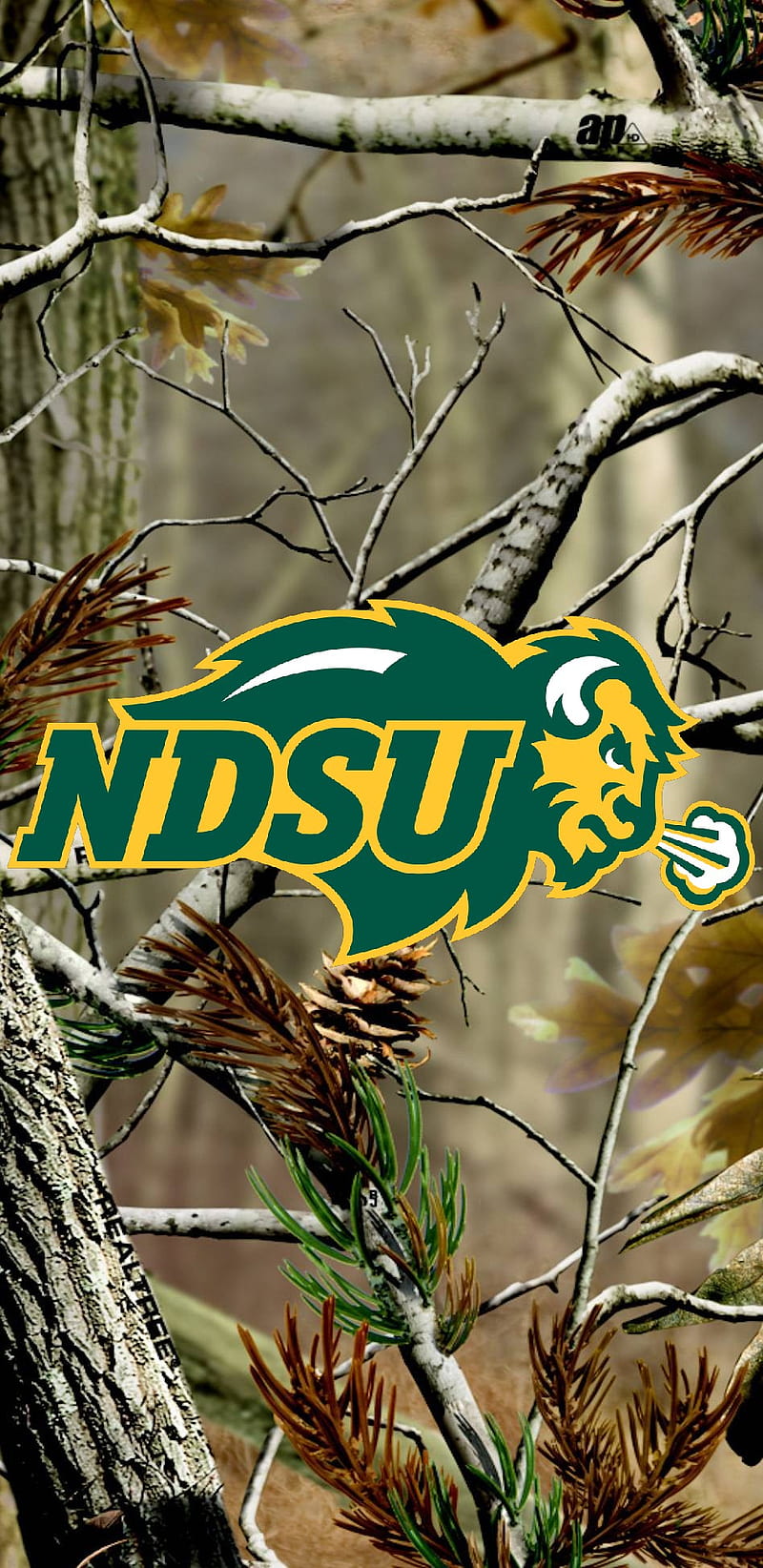 NDSU Camo, bison, HD phone wallpaper | Peakpx