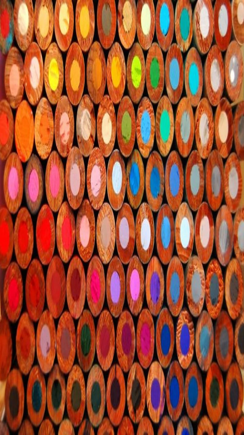 Color Pencils, abstract, pattern, texture, wood, HD phone wallpaper ...