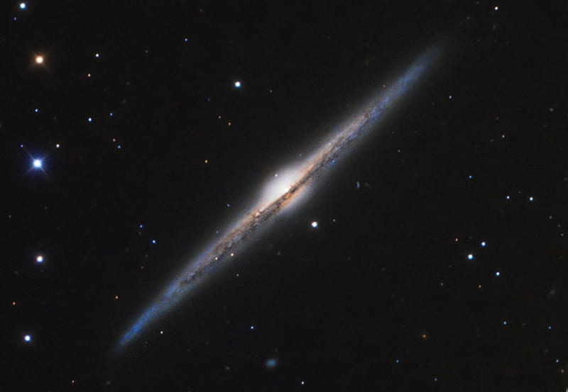 NGC 4565 Galaxy on Edge, stars, cool, space, fun, galaxies, HD wallpaper