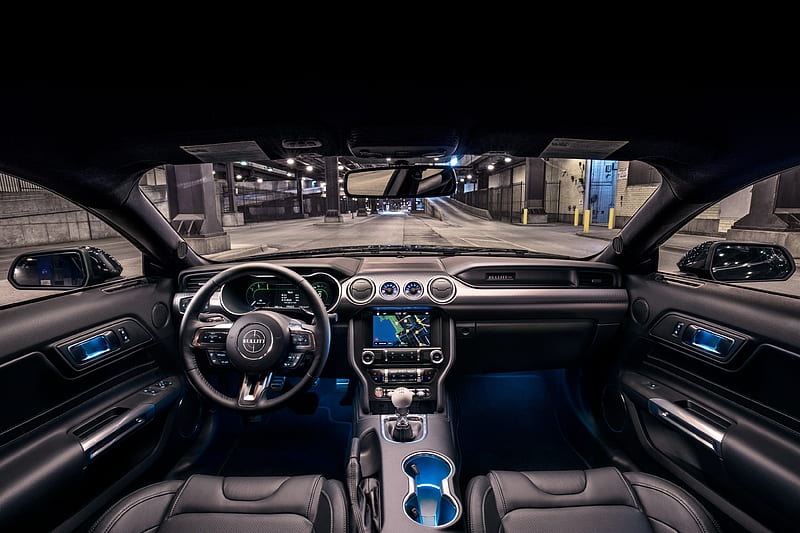 Ford Mustang Bullitt Interior, ford-mustang-bullitt, ford-mustang, mustang, carros, 2019-cars, HD wallpaper