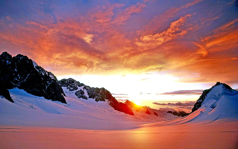 Mountain Meadows at Sunset