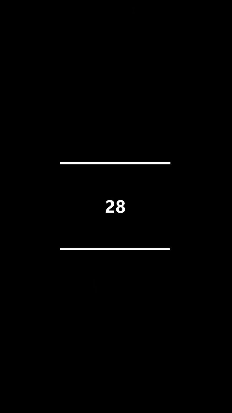 black28, 28, black, number, HD phone wallpaper
