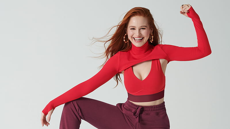 Actresses, Madelaine Petsch, Actress, American, Redhead, Smile, HD wallpaper