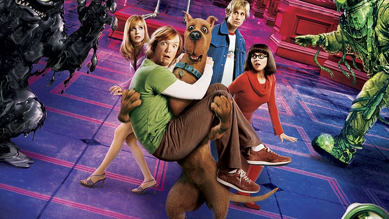 Movie, Scooby Doo, Daphne Blake, Fred Jones, Shaggy Rogers, Velma Dinkley, Scooby Doo 2: Monsters Unleashed, HD wallpaper