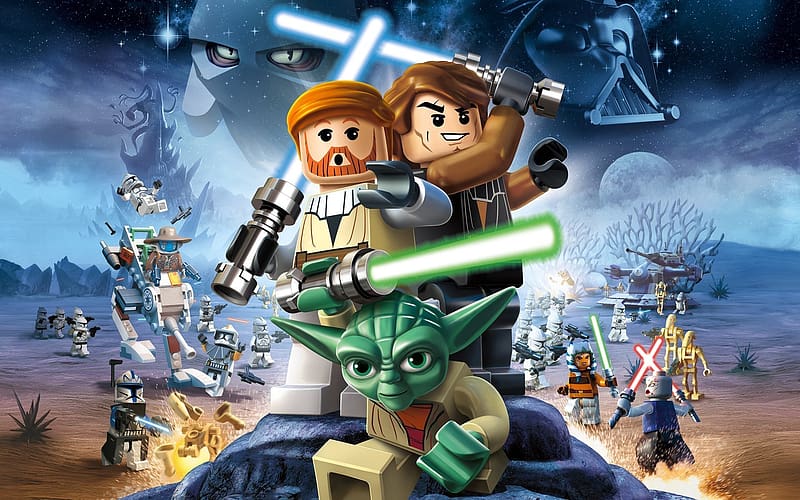 Star Wars, Lego, Anakin Skywalker, Video Game, Yoda, Obi Wan Kenobi, Star Wars: The Clone Wars, Clone Trooper, Lego Star Wars Iii: The Clone Wars, HD wallpaper