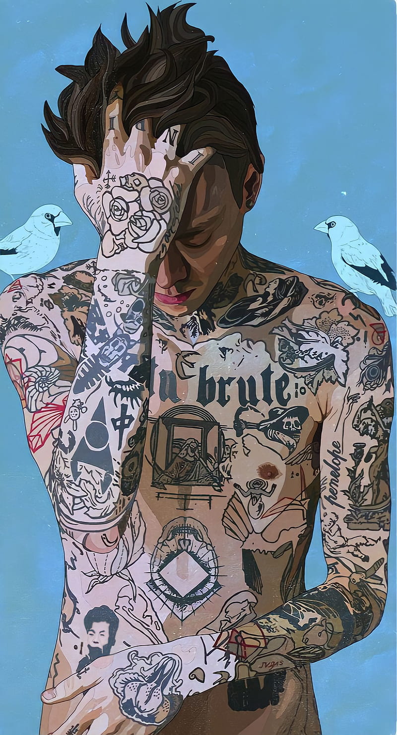 tattoo , dope, supreme, HD phone wallpaper