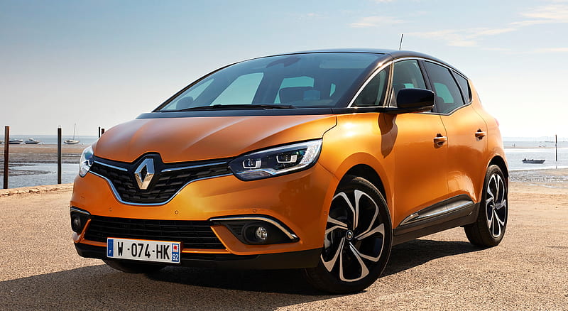 2017 Renault Scenic - Front Three-Quarter , car, HD wallpaper