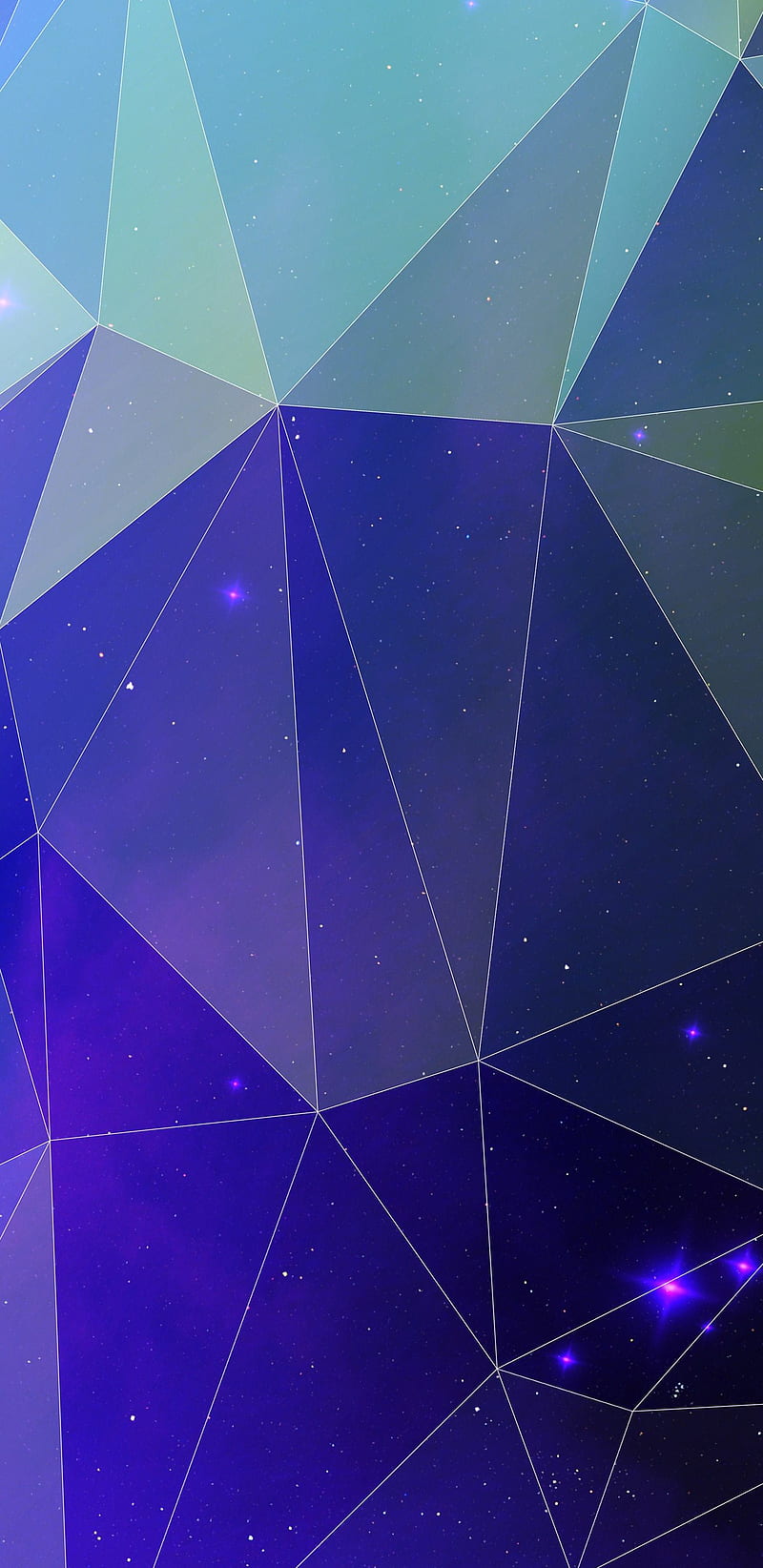Triangles Shapes , blue, desenho, galaxy, material, pattern, purple, stars, steamroom, HD phone wallpaper