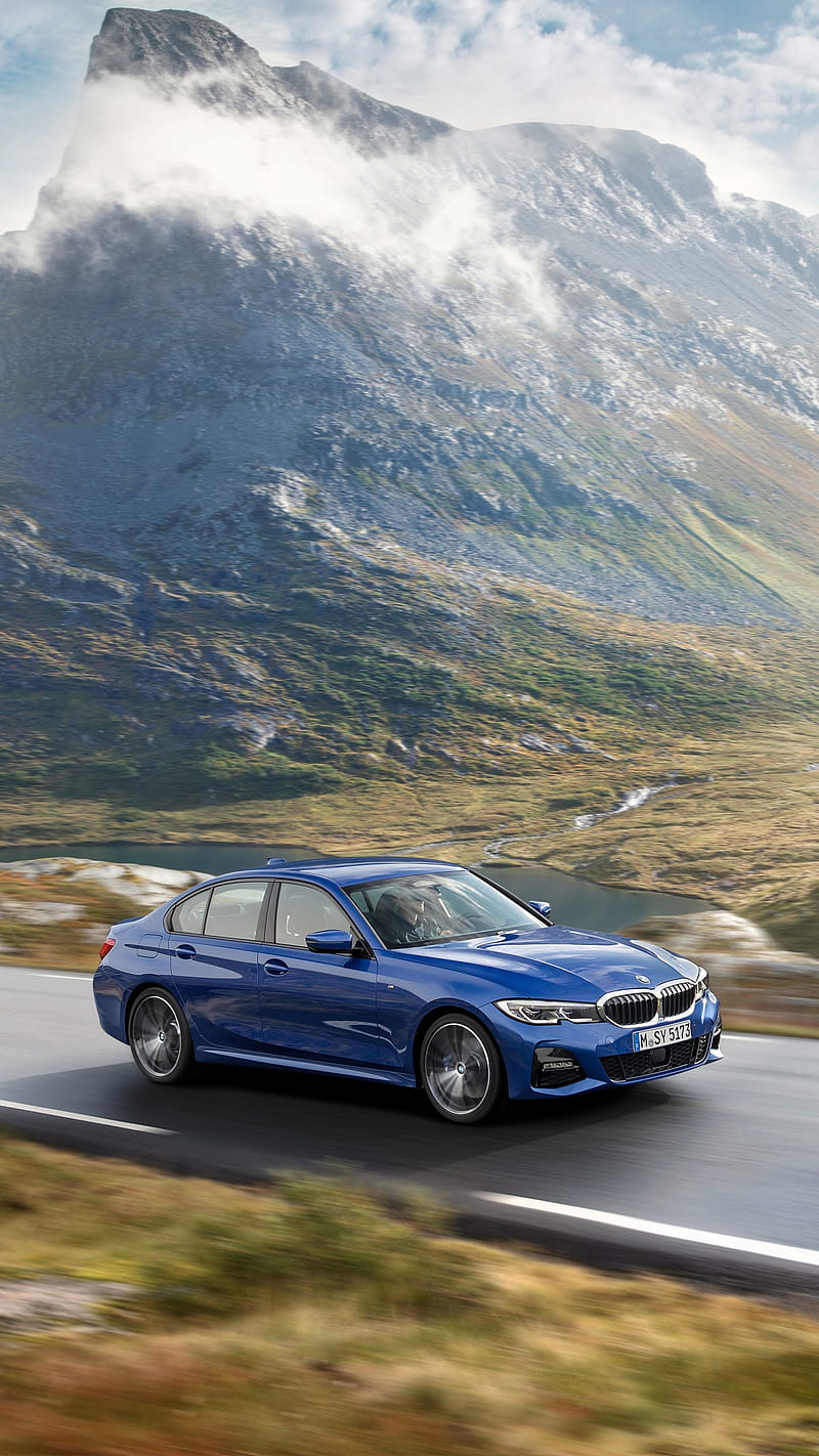 BMW 330i, g20, 3 series, 3er, sedan, luxury, m sport, car, vehicle, HD phone wallpaper