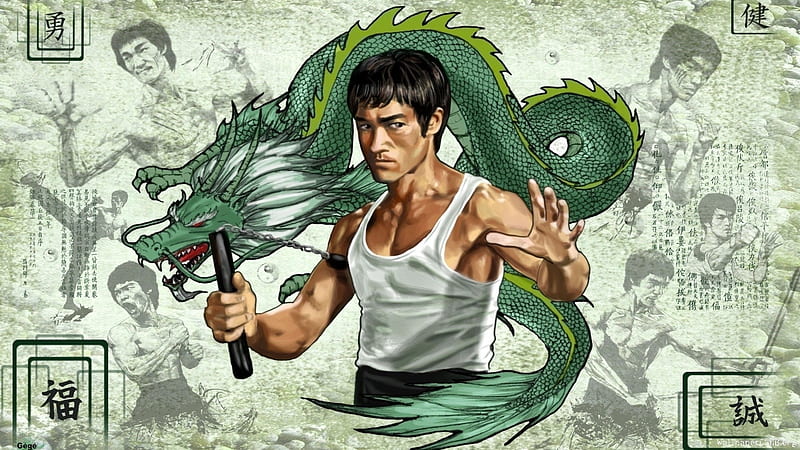 Enter the Dragon, Bruce Lee Be Water, HD wallpaper