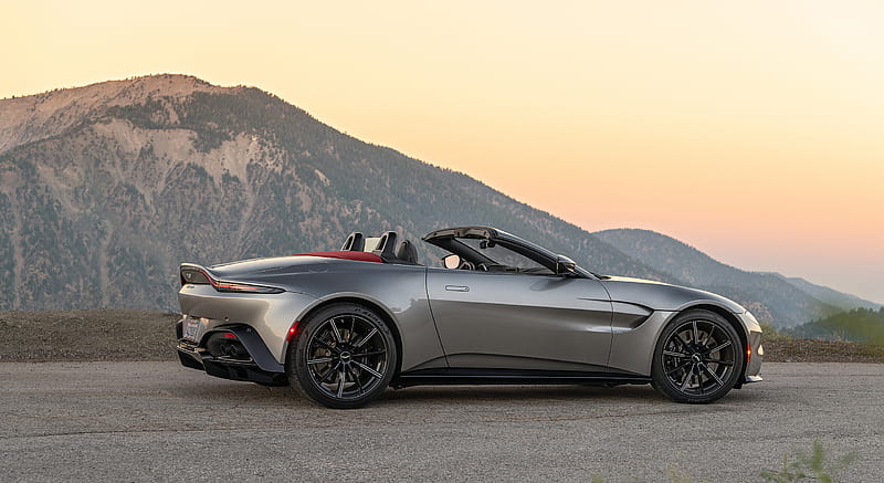2021 Aston Martin Vantage Roadster (Color: Spirit Silver; US-Spec) - Side , car, HD wallpaper 2021 Aston Martin Vantage Roadster (Color: Spirit Silver; US-Spec) - Side , car, HD wallpaper