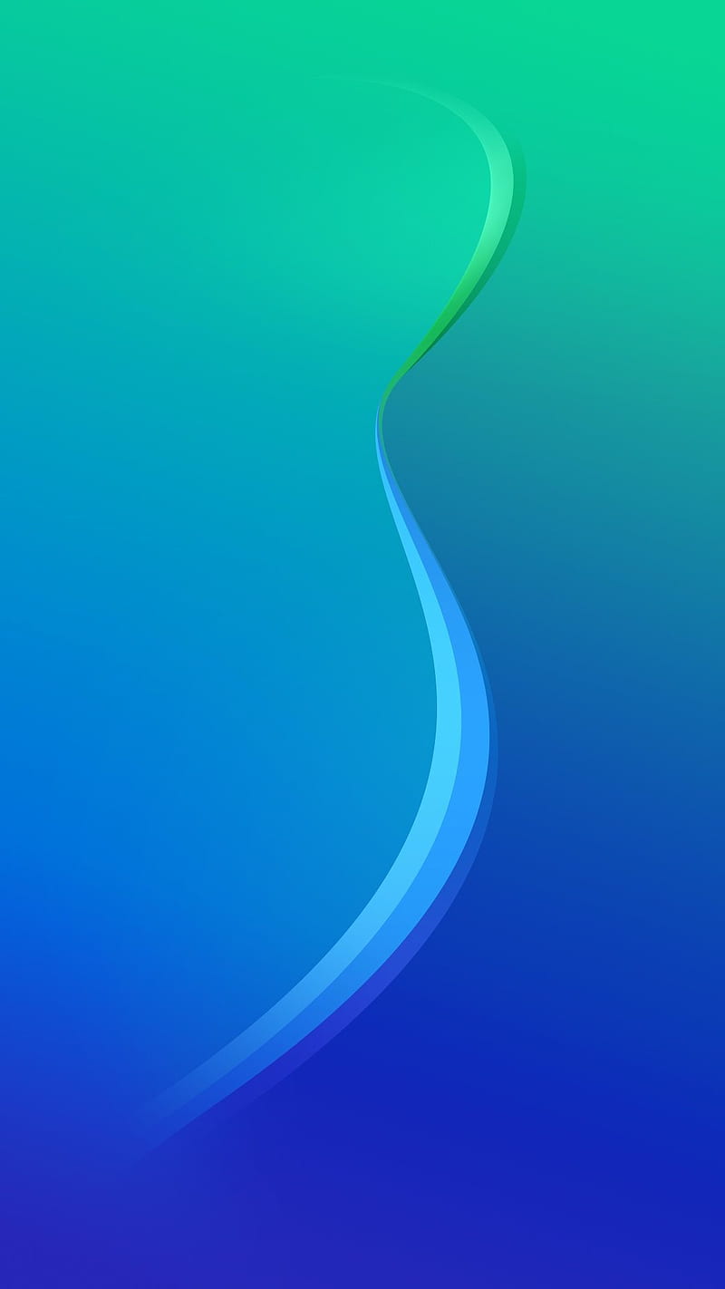 Abstract, blue, stock color os 30, HD phone wallpaper