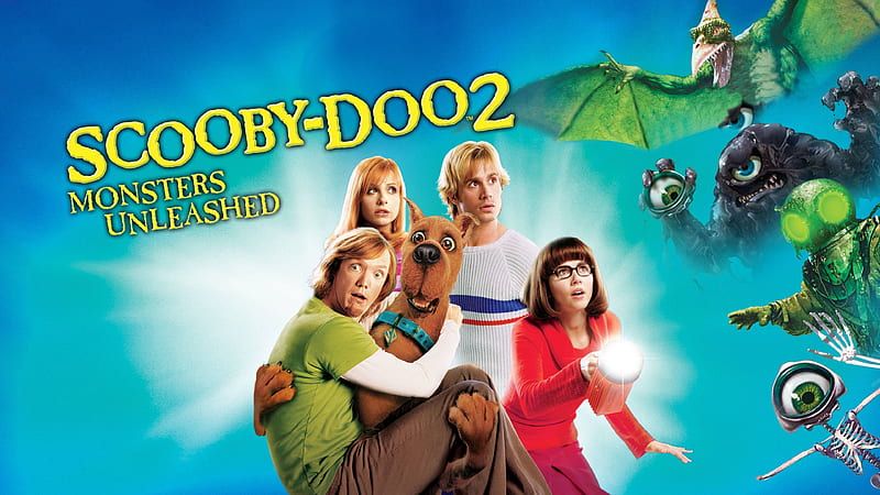 Movie, Scooby-Doo 2: Monsters Unleashed, Daphne Blake, Fred Jones, Scooby-Doo, Shaggy Rogers, Velma Dinkley, HD wallpaper