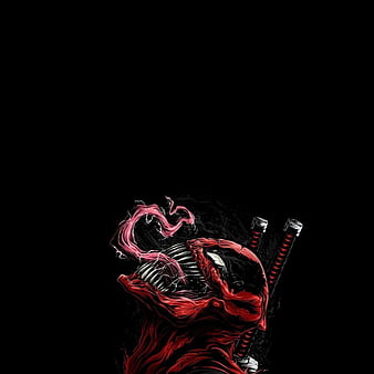 Deadpool vs Venom, atomix op, fusion, marvel, monster, HD phone wallpaper |  Peakpx