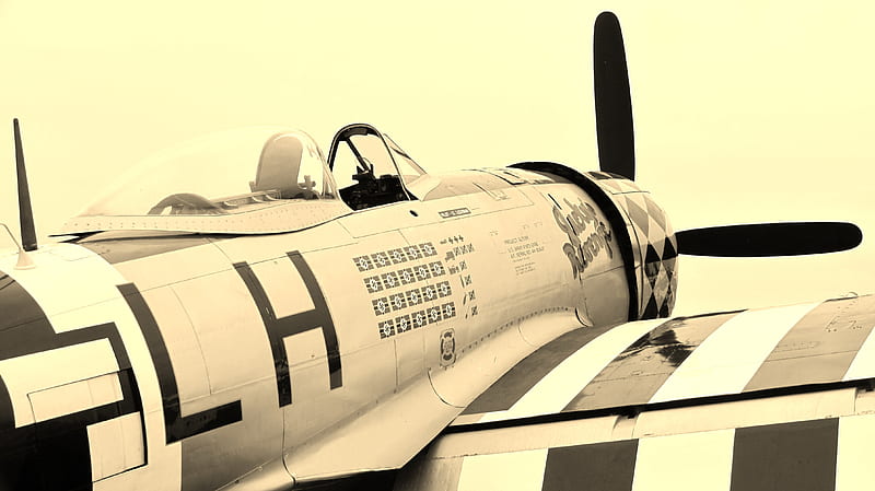 P-47 Thunderbolt, thunderbolt, republic, wwii, p-47, HD wallpaper