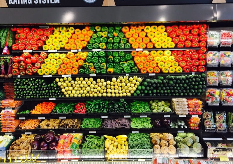Colours supermarket, vegetables, HD wallpaper | Peakpx