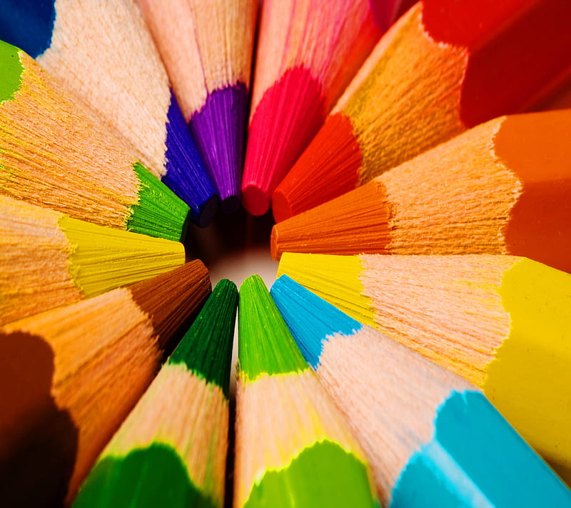 Colorful Pens, colorful, pencils pens, HD wallpaper