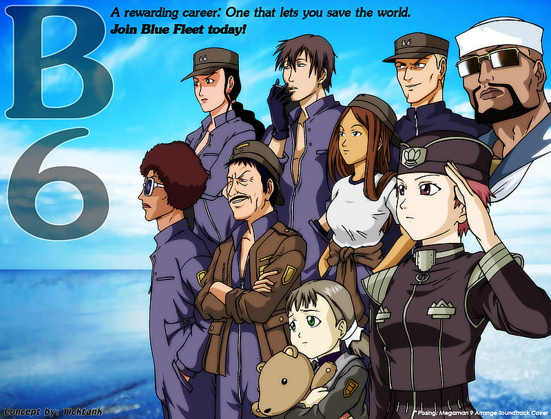 Blue Submarine No 6: Recruitment, submarine, recruitment, blue, anime, HD wallpaper