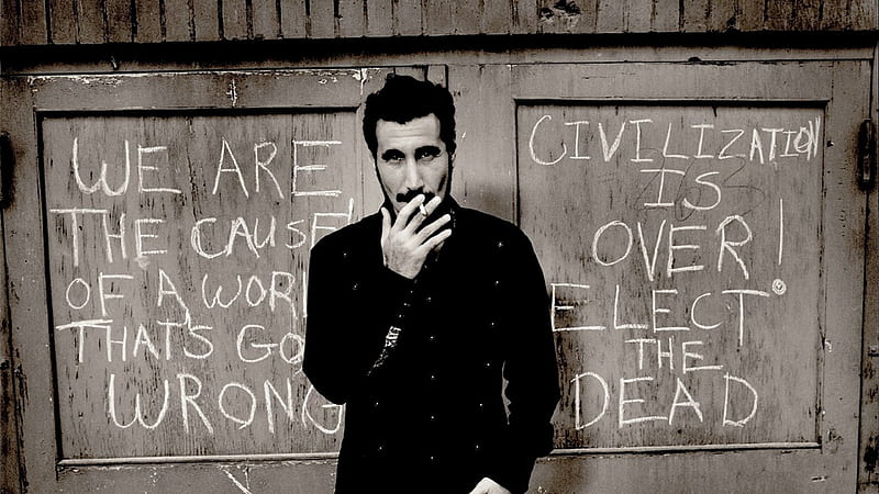 Serj Tankian and Background, HD wallpaper