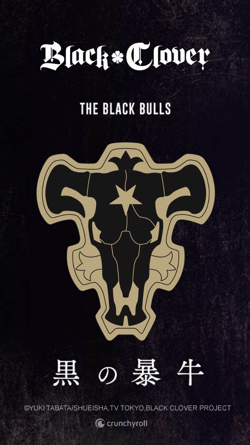 The Black Bulls, anime, black clover, HD phone wallpaper