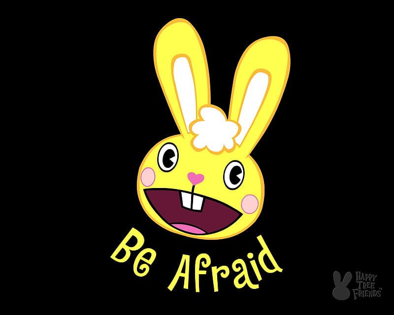 Be Afraids , time, cuddles, break, wall, stuck, happy, cute, tree, bunny, friends, HD wallpaper