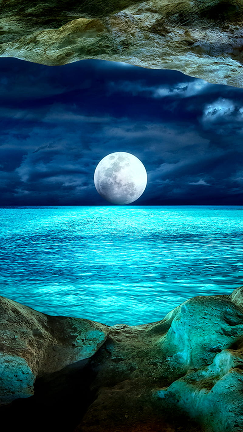 Majestic Moonlight, breathtaking, captivating, majestic, moonlight, HD phone wallpaper
