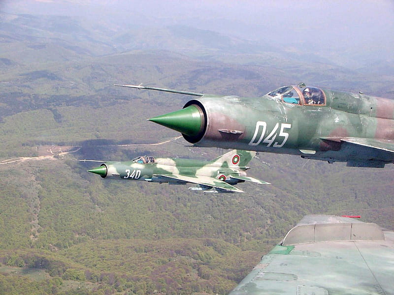 Mig 21 PFM - Bulgarian Air Force, bulgarian air force, fighter jet, interceptor jet, mig 21 pfm, bulgaria, HD wallpaper