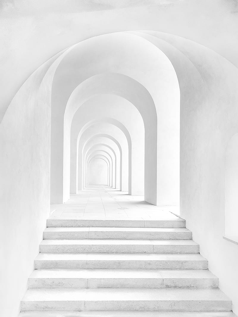 Arches Hallway Inside Building, HD phone wallpaper