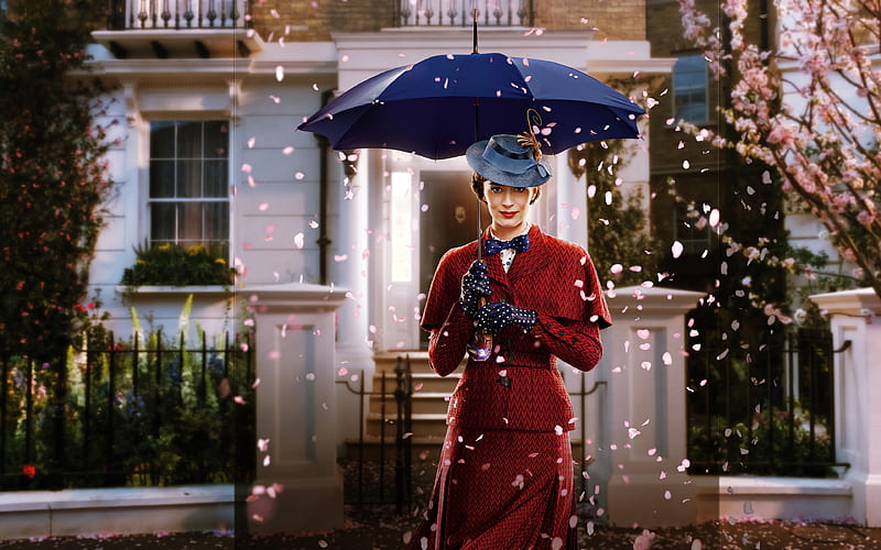 Mary Poppins Returns Emily Blunt, 2018 movie, Mary Poppins, poster, HD wallpaper