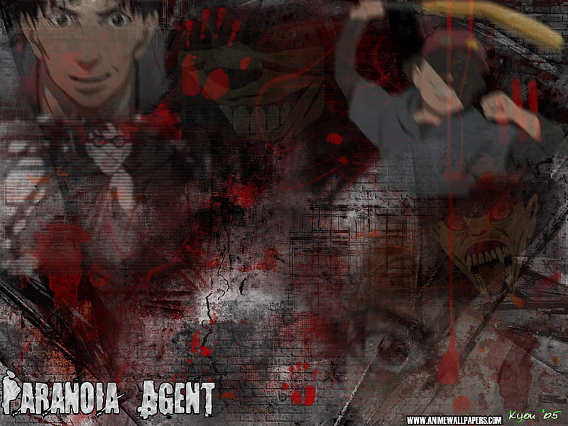 Untitled , paranoia, violent, blood, paranoia agent, HD wallpaper