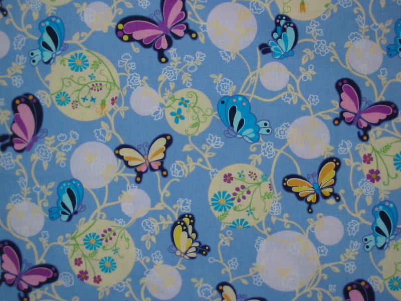 Metallized & Textured Wallpaper with a Detailed Butterflies Scene 58 Teal