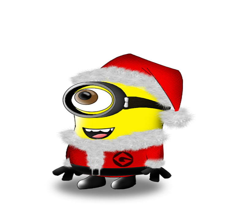 Christmas Minion, 2014, christmas, comedy, cute, despicable minion, new, nice, HD wallpaper