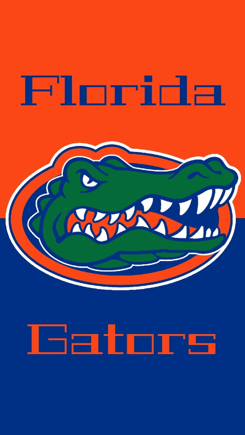 Florida Gators , blue, college football, florida gators, football, logo, orange, HD phone wallpaper