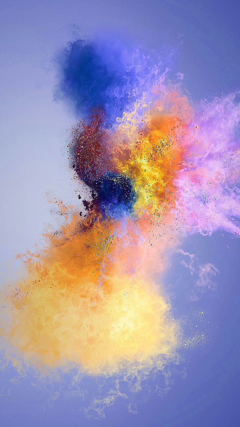 Explosion, color, colorful, dust, HD phone wallpaper | Peakpx