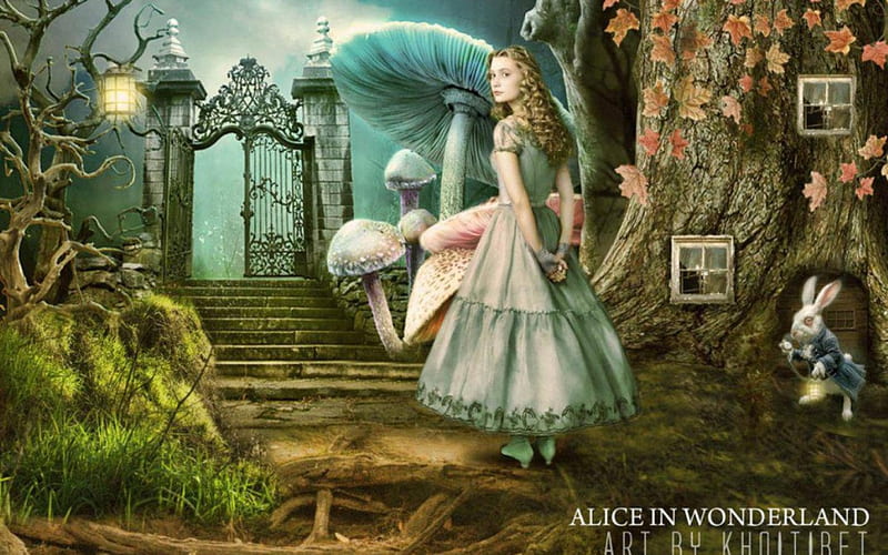 Alice in Wonderland Wallpaper by tomjg on DeviantArt