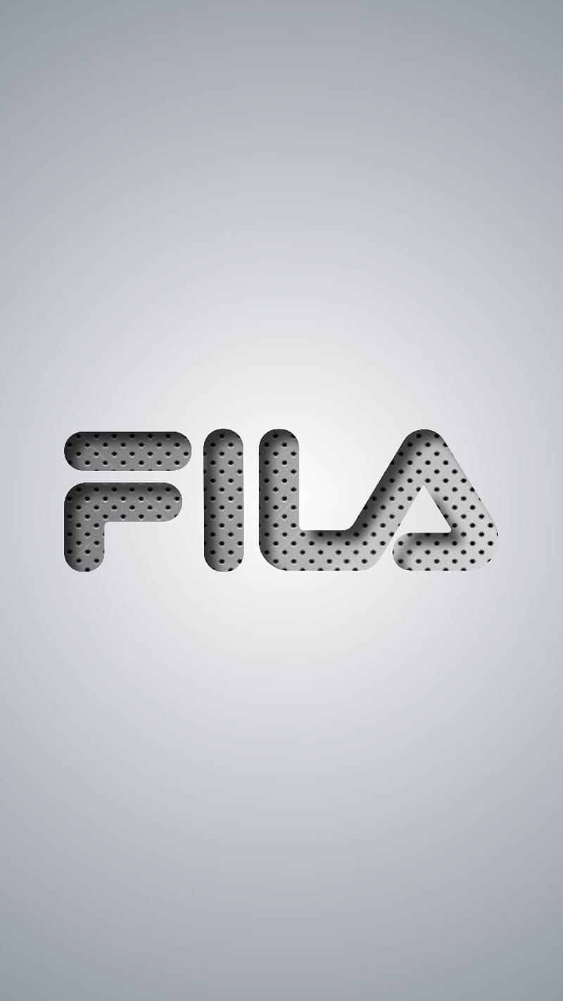 Fila logo, white, shadow, shoes, sneakers, clothes, light, brand, stylish,  HD phone wallpaper