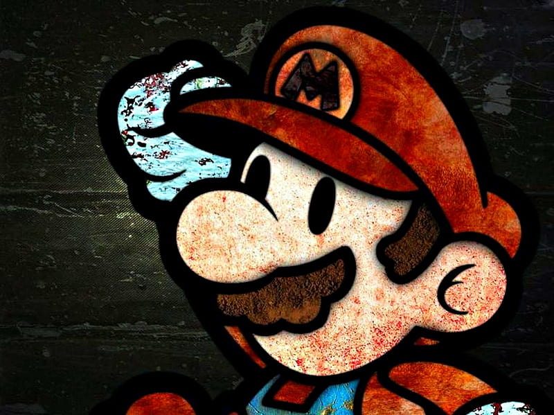 Mario, Caricature, Game, Video, HD wallpaper