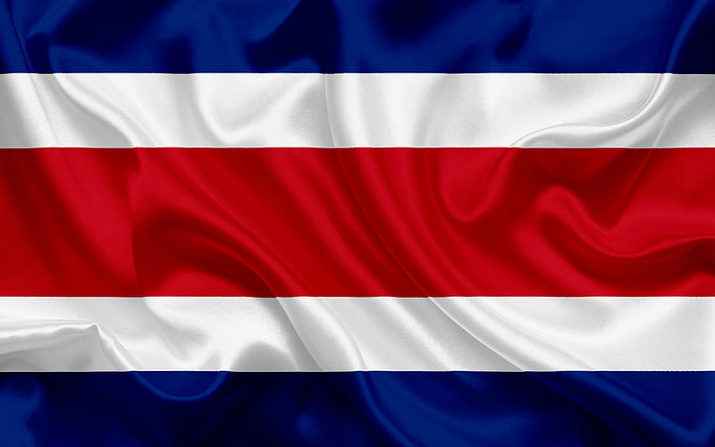Flag of Costa Rica, Central America, Costa Rica, National flag, HD wallpaper
