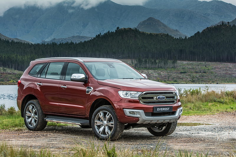 Ford, Ford Everest, Car, Mid-Size Car, Red Car, SUV, HD wallpaper
