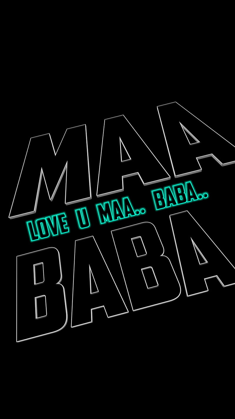 Maa Baba, maa papa, mom dad , new, HD phone wallpaper
