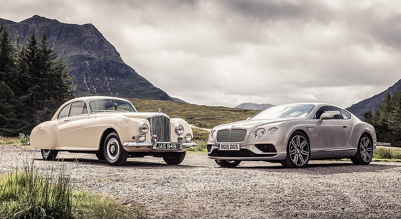 1952 Bentley R-Type Continental and 2016 Bentley Continental GT Speed Coupe - Front , car, HD wallpaper