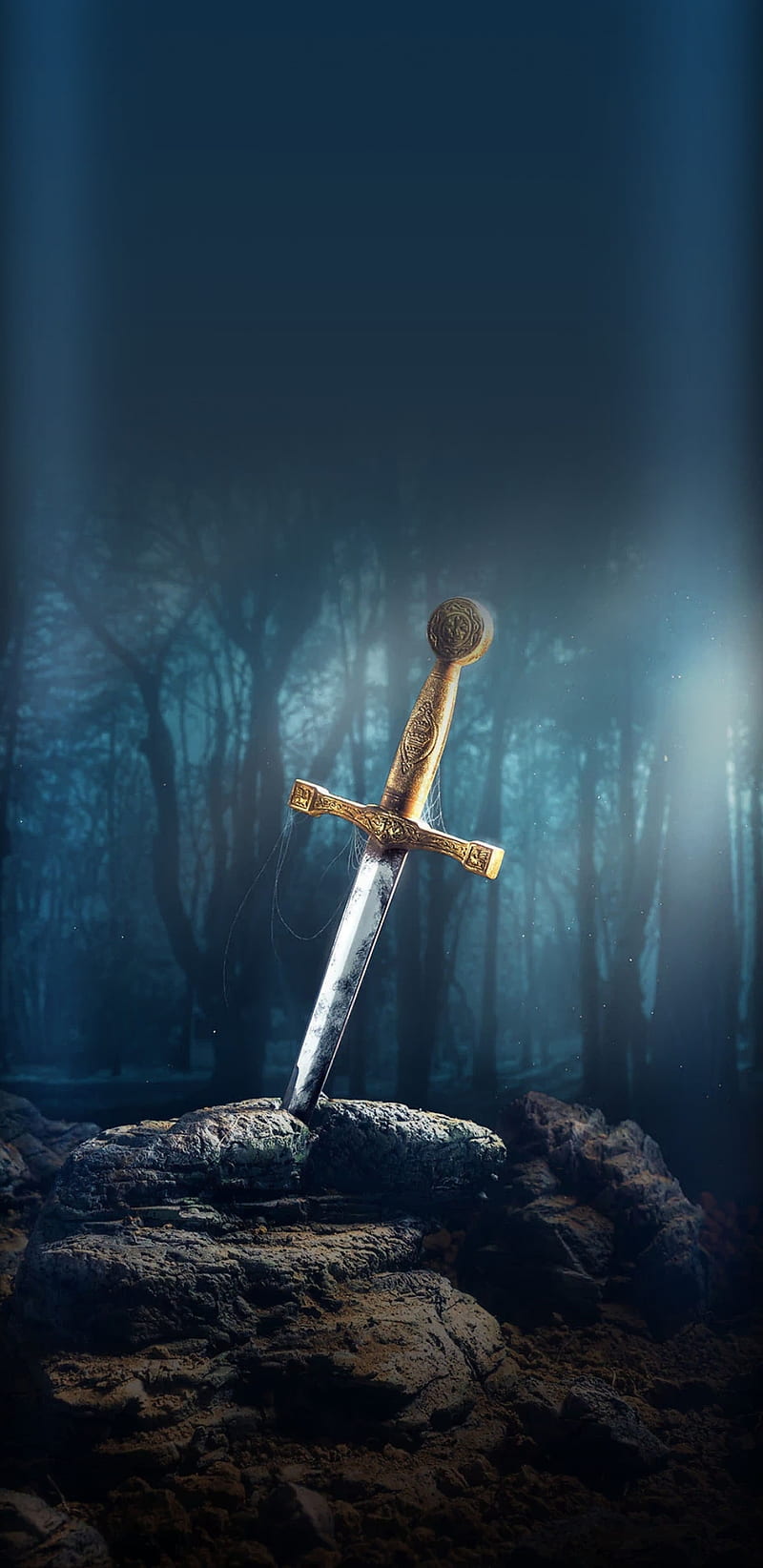 A Nights Sword, cool, fantasy, warrior, HD phone wallpaper | Peakpx