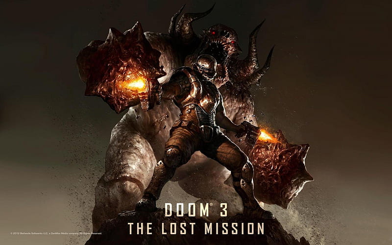 Doom 3 BFG Edition, ps3, the lost missions, game, carmack, bethesda, xbox 360, fps, id software, doom 3, pc, HD wallpaper