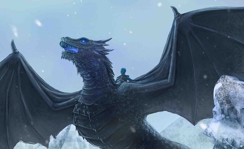 Ice Dragon Game Of Thrones , game-of-thrones, tv-shows, artstation, HD wallpaper