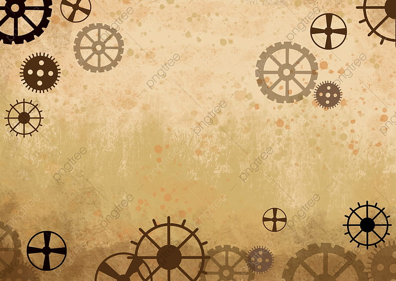 Steampunk Gears Background , Old And Worn Out, Ancient, Old Fashioned Background for, HD wallpaper