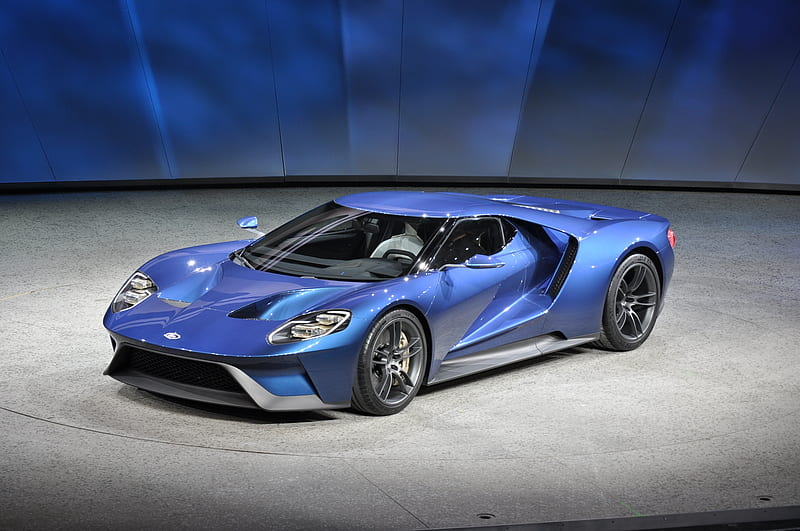 2017 Ford GT Supercar Gt Blue Ford HD Wallpaper Peakpx