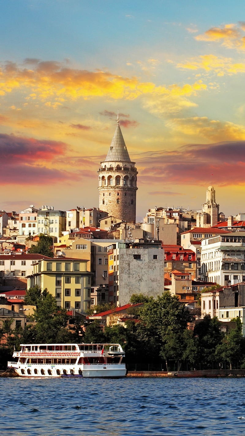 Istanbul, Turkey, cityscape, HD phone wallpaper