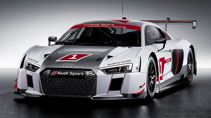 Audi, Audi R8 LMS, Car, Coupé, Race Car, Silver Car, Sport Car, HD wallpaper