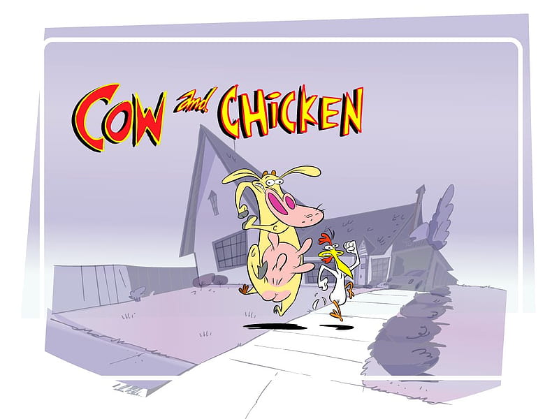 Cow and Chicken, brother, comedy, sister, cartoon, tv, emmy nominated, HD wallpaper